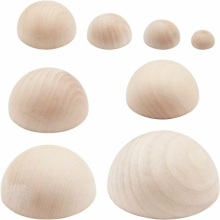 Half Round Pottery Molds Wooden Top Tool, Pottery Plate Press-Tool For Making Pottery Bowls And Plates