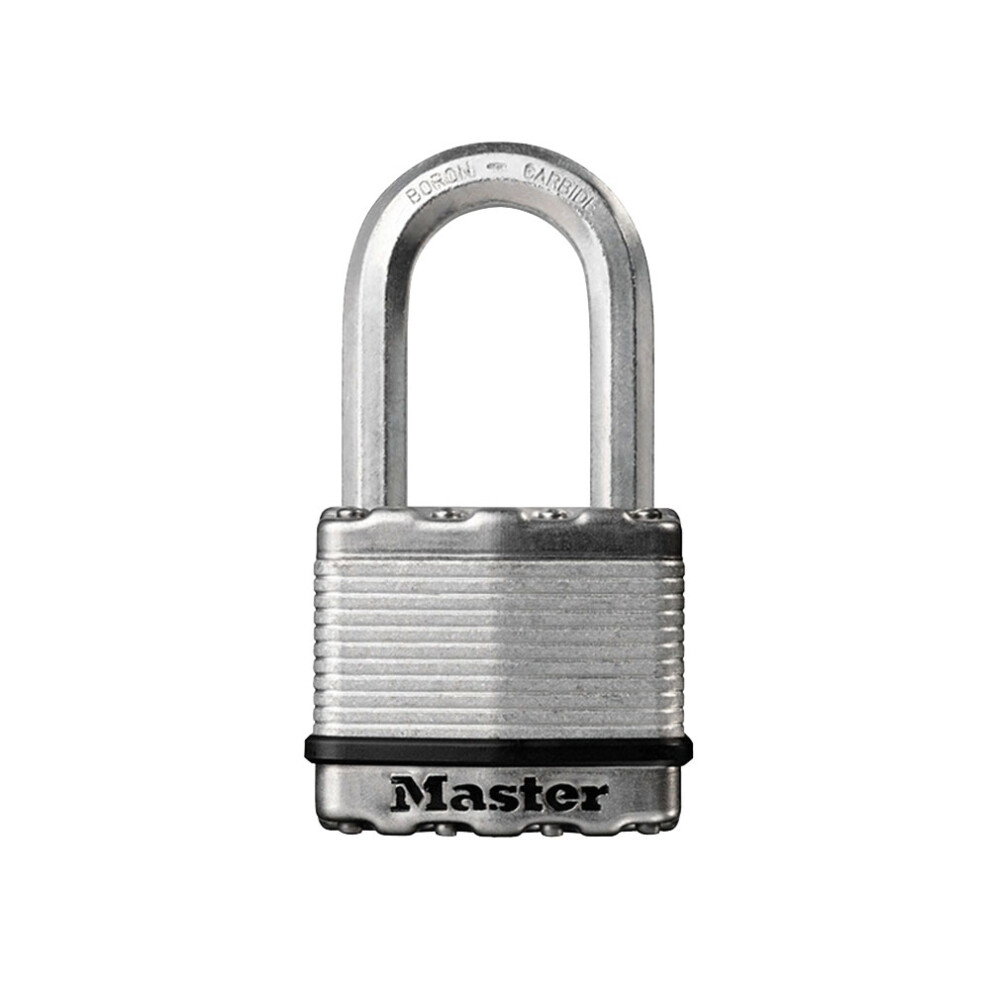 Master Lock Excell Laminated Steel 50Mm Padlock - 38Mm Shackle