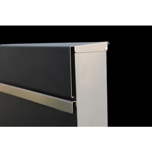 DWD® Minimalist Galvanised Mail Box AnthraciteGrey 1