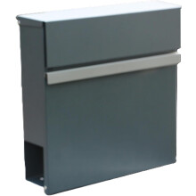 DWD® Minimalist Galvanised Mail Box AnthraciteGrey