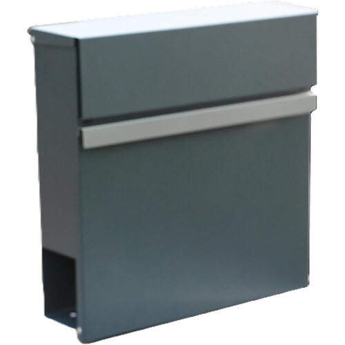 DWD® Minimalist Galvanised Mail Box AnthraciteGrey