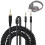 Schwarzes 3,5-mm-auf-2,5-mm-Kabel für Tracks 2