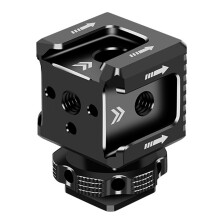 Triple Hot Shoe 1/4'' Screw Adapter Extend Expansion MIC Fill