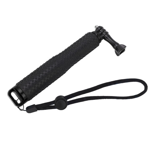 Mini bastone per selfie da 9 pollici nero compatto per action cam e smartphone 1