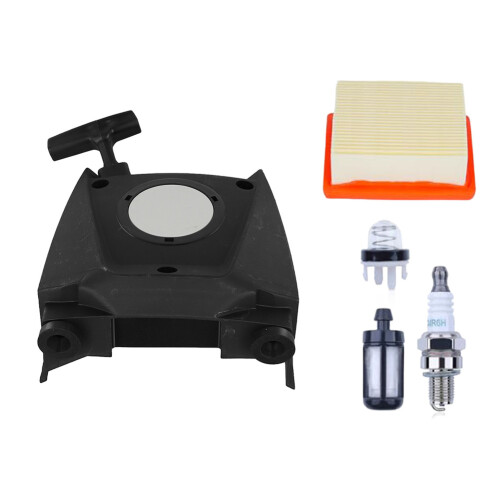 Replacement Recoil Pull Starter Assembly for BR800 BR800X Backpack Blower Includes Air Filter Fuel Filter Spark and Bulb 1