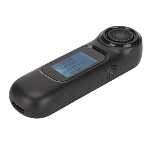 Compact Breathalyzer Digital Display Noncontact Design USB Powered