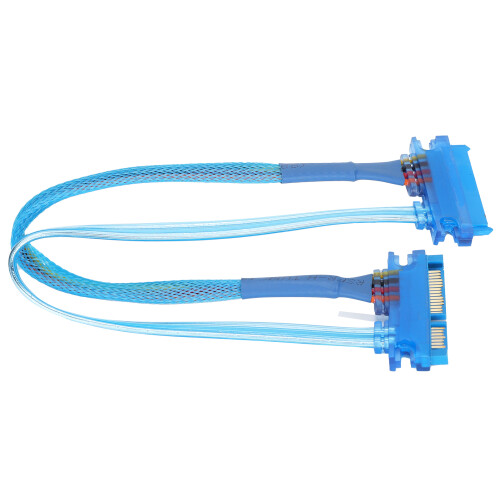 SATA-Kabel, 7+15-polig, Stecker auf Buchse, 1