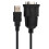 USB 2.0 zu RS232 Serial Port Kabelkonverter DB9 3