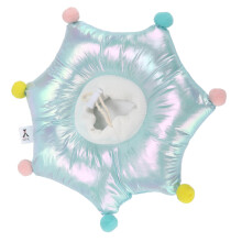 Wasserdichte, verstellbare kleine Katzen-Wiederherstellungs-Halskrause mit Baumwollfüllung, M