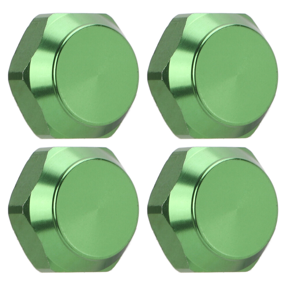 Hex Wheel Nut For Rc Car, Aluminum Alloy 17Mm Hex Mount Nuts With Set Screws, Direct Replacement Upgrade Accessory For 1/8 Rc Vehicle, Dustproof Sturd 9301476383330