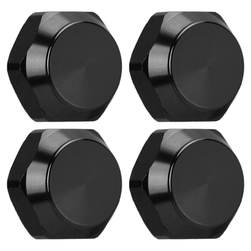 Hex Wheel Nut For Rc Car, Aluminum Alloy 17Mm Hex Mount Nuts With Set Screws, Direct Replacement Upgrade Accessory For 1/8 Rc Vehicle, Dustproof Sturd 9301476914183
