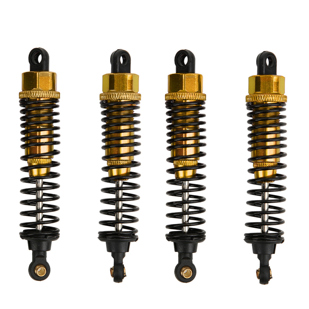 Shock Absorber Damper For Rc Car, Big Bore Rc Shock Aluminum Full Metal Shocks With Adjustable Tension, Upgrade Parts For 1/10 Scale Buggy Truck Crawl 9301476383941