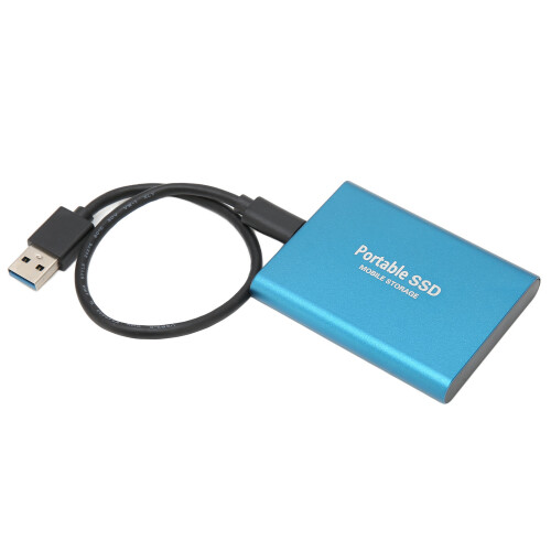 Αστραπιαία φορητός SSD, περίβλημα από κράμα αλουμινίου που εξασφαλίζει 1