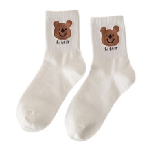 Calzini da donna multicolore con cartoni animati, calzini da donna con simpatici animali e divertenti disegni di cani, lavabili in lavatrice, leggeri