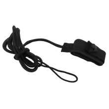 Caviglie con cinturino da surf nero con chiusura in velcro sicura