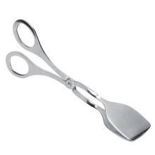 Pinze da buffet in acciaio inossidabile, design ergonomico con impugnatura, pinze da cucina, forbici per insalata, resistenti al calore, utensili da