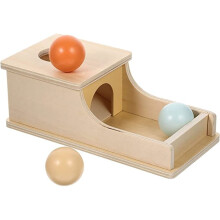 Giocattolo Montessori per bambini dai 6 ai 12 mesi, scatola interattiva educativa per lo sviluppo precoce, design silenzioso, scatola della