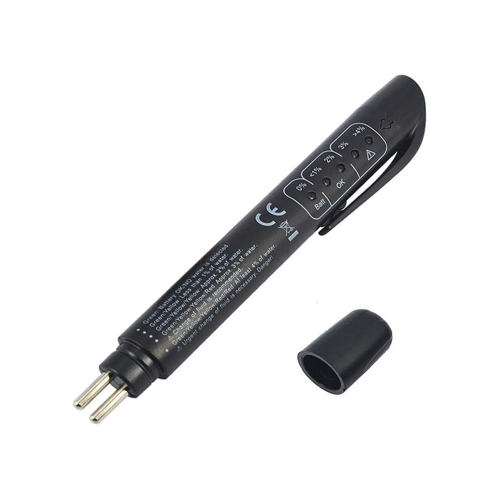 Precision Brake Oil Control Universal Tester, Dot3 Dot4 Dot5.1 Brake Fluid Tester Pen With Led Indicators For Auto Brake Diagnostic, Corrosion 9405630371055