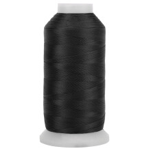 Schwarzes Polyester-Nähmaschinenfaden, 1 Stück, für Zuhause