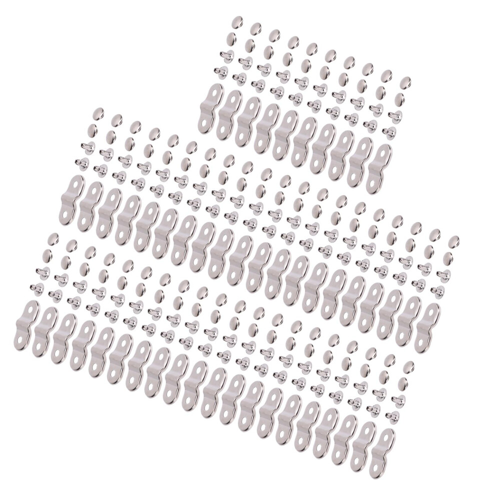 50 Sets Iron Rivet Fastener Kit 13X30mm With Caps For Sewing Crafts 8401383126394