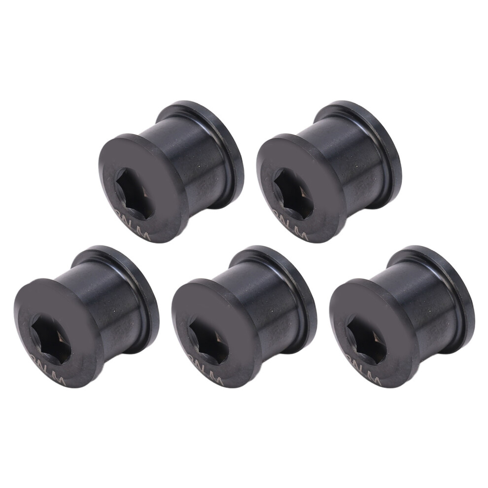 5Pcs Titanium Alloy Bike Chainring Screws 6.5Mm Black Rust Protection 7901374873623