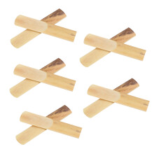 Wood Color Tenor Saxophone Reeds 10 Pack for Clear Powerful Tones