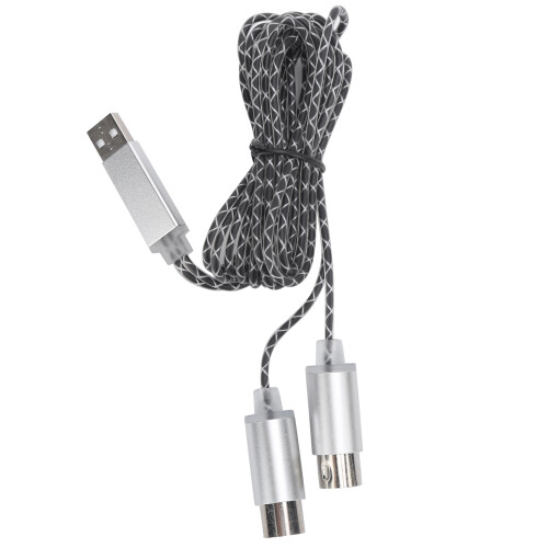 MIDI Transfer Cable USB TPE Sheath Compatible with Electronic Piano to PC 1