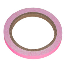 10m Fluorescent PVC Tape 20mm Pink Glow in Dark UV Black Light