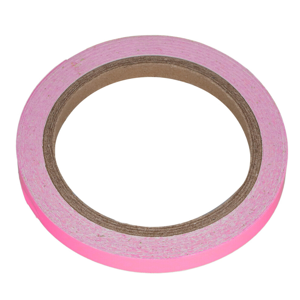 10M Fluorescent Pvc Tape 20Mm Glow In Uv Light Pink/Dark/Black