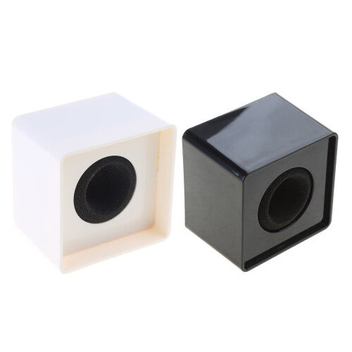 Universele vierkante microfoonstandaard ABS microfoon-Wit 1