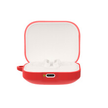 Huidvriendelijke hoes Antikrasbehuizing voor Redmi Buds 5-Rood