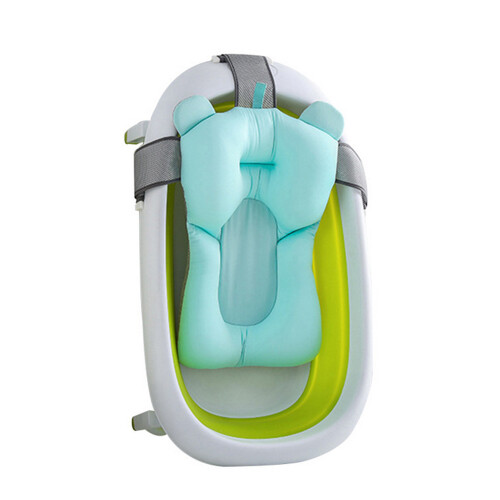 Infant Bath Support With Head Support, Ergonomically Designed Non-Slip Bath Net For A Safe And Fun Bath Experience