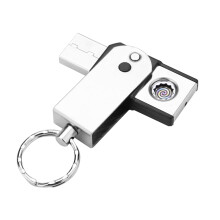 Draagbare opslagoplossing, roestvrijstalen USB-stick in U-vorm, snel gegevensoverdrachtsapparaat met grote opslagcapaciteit voor pc's en laptops.