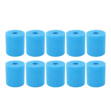 Cartuccia filtrante lavabile per pompe da piscina, elemento filtrante in schiuma riutilizzabile di piccole dimensioni con capacità di filtrazione