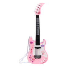 Interaktives Musikinstrument für Kinder, Rhythmuslichter, Infrarotsensor, elektrische Gitarre mit verschiedenen Spielmodi, integrierte Musik, kein