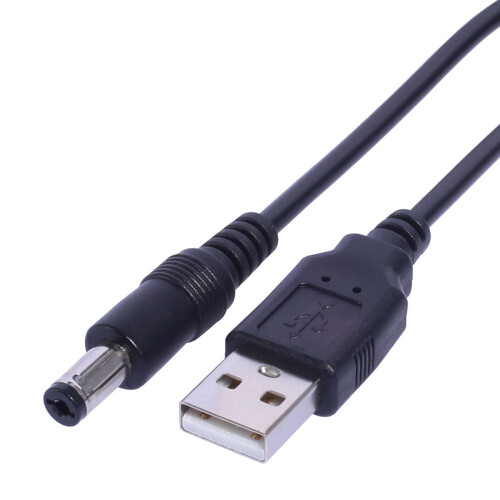 Kwaliteit USB naar DC5,5 x 2,1 mm netsnoer-recht hoofd