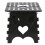 Sturdy Step Stool For Home Use, Lightweight Foldable Non-Slip Step Tool With Ergonomic Handle Collapsible Design Compact Space Saving Anti-Skid Safe 1