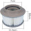 Inflatable Hot Spring Pool Filter, Screw-in Base Adaptor Promotes Easy Installation For Your Spa 3