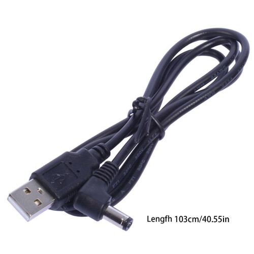 Kwaliteit USB naar DC5,5 x 2,1 mm netsnoer-recht hoofd 1