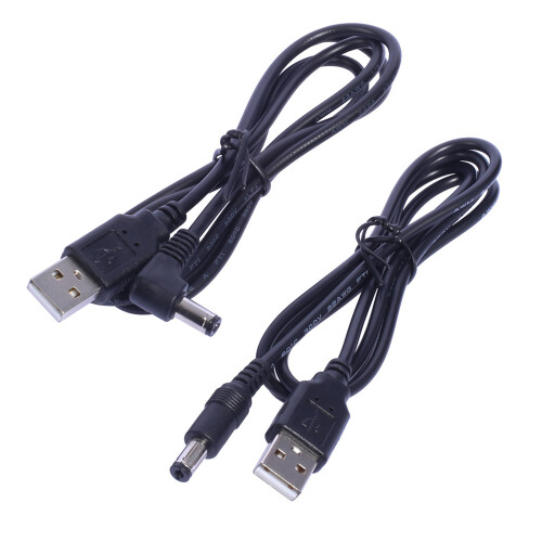 Kwaliteit USB naar DC5,5 x 2,1 mm netsnoer-recht hoofd 2
