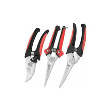Professional Gardening Tool Set, Secure Locking Mechanism High Carbon Alloy Steel Pruning Shears, Non-slip Grip EVA TPR Handle for Heavy Duty Use, 3