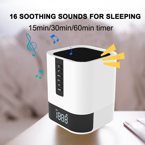Ψηφιακό Ξυπνητήρι, Ηχείο Bluetooth HiFi για τον Χώρο Ζωής σας, Πολυλειτουργικό Ηχείο με 2