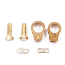 2x Car Battery Terminal Wire Cable Clamp Top Quick Post Terminal Positive Negative Electric Connector Clamps