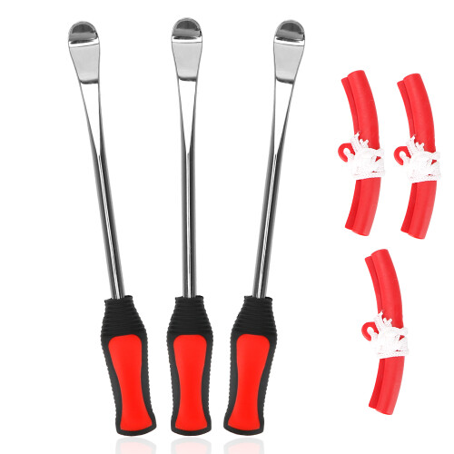 Rim Protector Tire Changing Lever Tools Auto Spoon Tire Kit Motorcycle Bicycle Tire Changing Levers 1