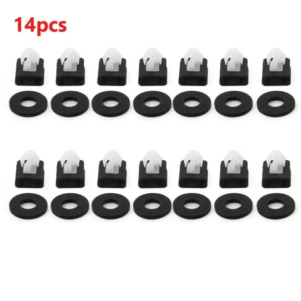Carhome A-Pillar Trim Front Windshield Molding Clamps Plastic Car Windshield Molding Clamps For Ford Explorer 2011-2019 2018 6935161534474