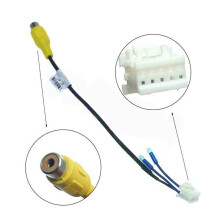 Carhome 1Piece 10-Pin Rear View Backup CameraCableAdapter RCA For CarStereo Android Radio DVD Player Car Auto Multimedia Monitor