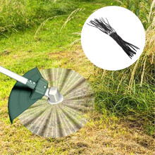 20-teilige Trimmerlinie für Bosch für AFS 23 bis 37 Pinselschneider-Ersatzteile 39cmx3,5mm Trimmer-Linie Garten-Austauschwerkzeug