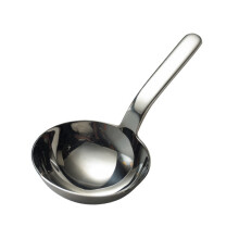 Y17A Stainless Steel Thickened Deep Soup Ladle Short Handle Big Round Head Spoon Drink Soup Ladle Eat Noodle Spoon