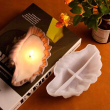 Shell Shape Aromatherapy Candle Cup Epoxy Resin Mold Gypsum Storage Box Home Silicone Mold DIY Crafts Gift Desktop Decoration