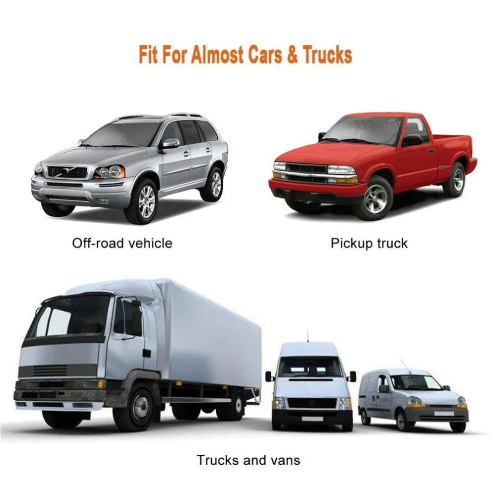 Car Front Windshield Sunshade Â Uv Protect Heat Insulate Auto Window Cover For Large Car Suv 6935161536942